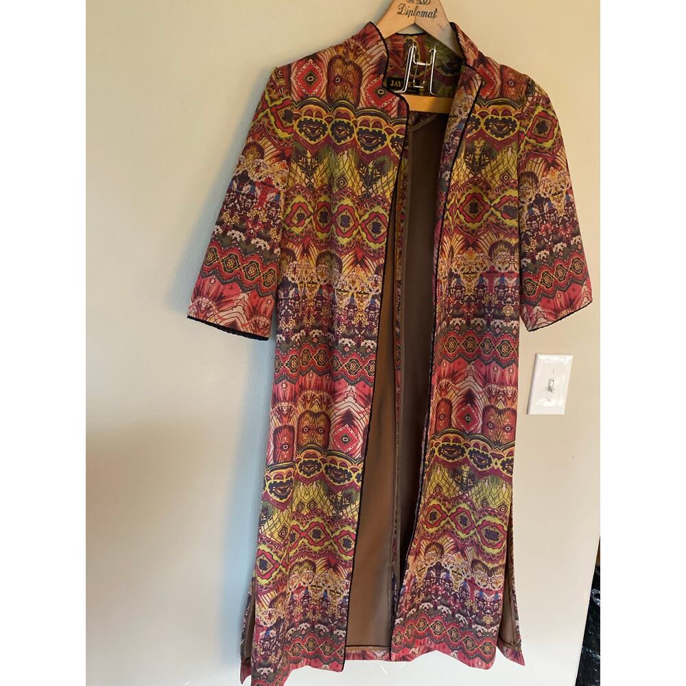 Jayley Faux Suede Jacket Duster OS